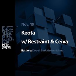 Denver, CO @ The Black Box — Electronic Tuesdays: Keota w/ Restraint & Ceiva — flyer