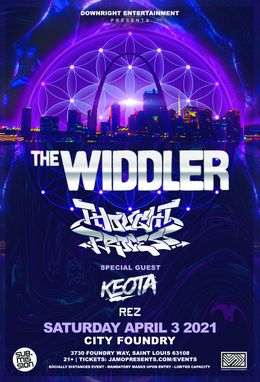 St. Louis, MO @ City Foundry STL — Downright Entertainment x Sub.mission present The Widdler, Thought Process, Keota, Rez (sold out) — flyer