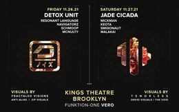 Brooklyn, NY @ Kings Theatre — Jade Cicada w/ Mickman, Keota, Smigonaut, Malakai — flyer