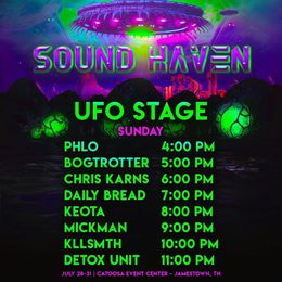 Jamestown, TN @ Sound Haven Music Festival — flyer