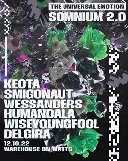 Philadelphia, PA — The Universal Emotion Presents: Keota, Smigonaut, Wessanders, Humandala, Wiseyoungfool, Delgira @ Warehouse on Watts — flyer