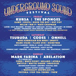 Underground Sound Festival, Carson Creek Ranch, Austin, TX — flyer