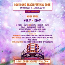 Long Beach Festival — Long Beach, CA — w/ Kursa, Conduit, Hokey Boi, + many more — flyer